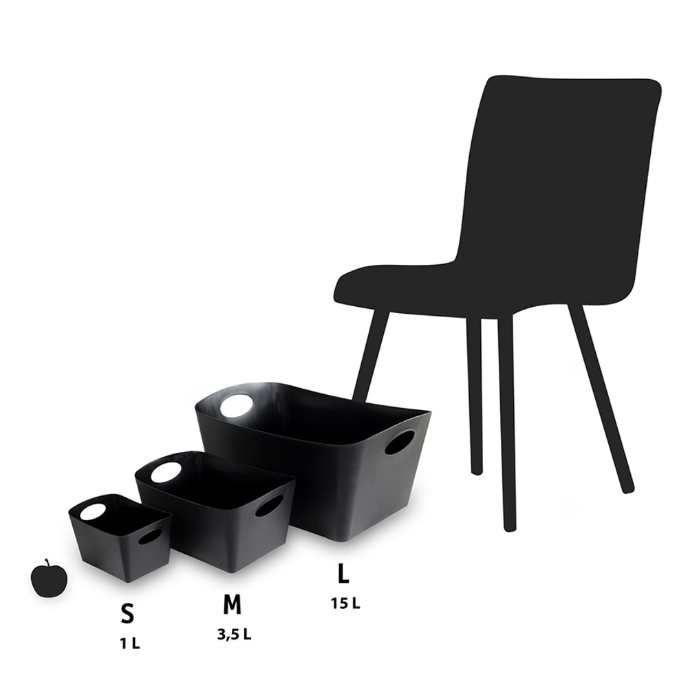 Контейнер для хранения boxxx, organic, 1 л, розовый