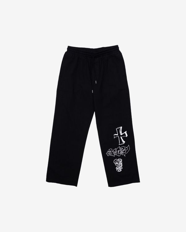 Брюки базовые черные - фото 1