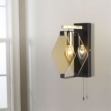 60116/1 / настенный светильник / черный