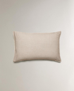 ZARA HOME НАВОЛОЧКА В ПОЛОСКУ, БЕЖЕВЫЙ