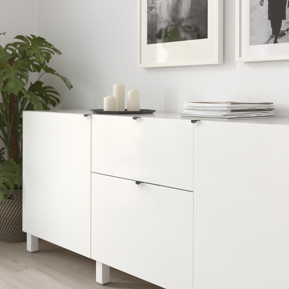 IKEA BILLSBRO  (ИКЕА БИЛЛСБРО)  -  Ручка, антрацит, 40 мм