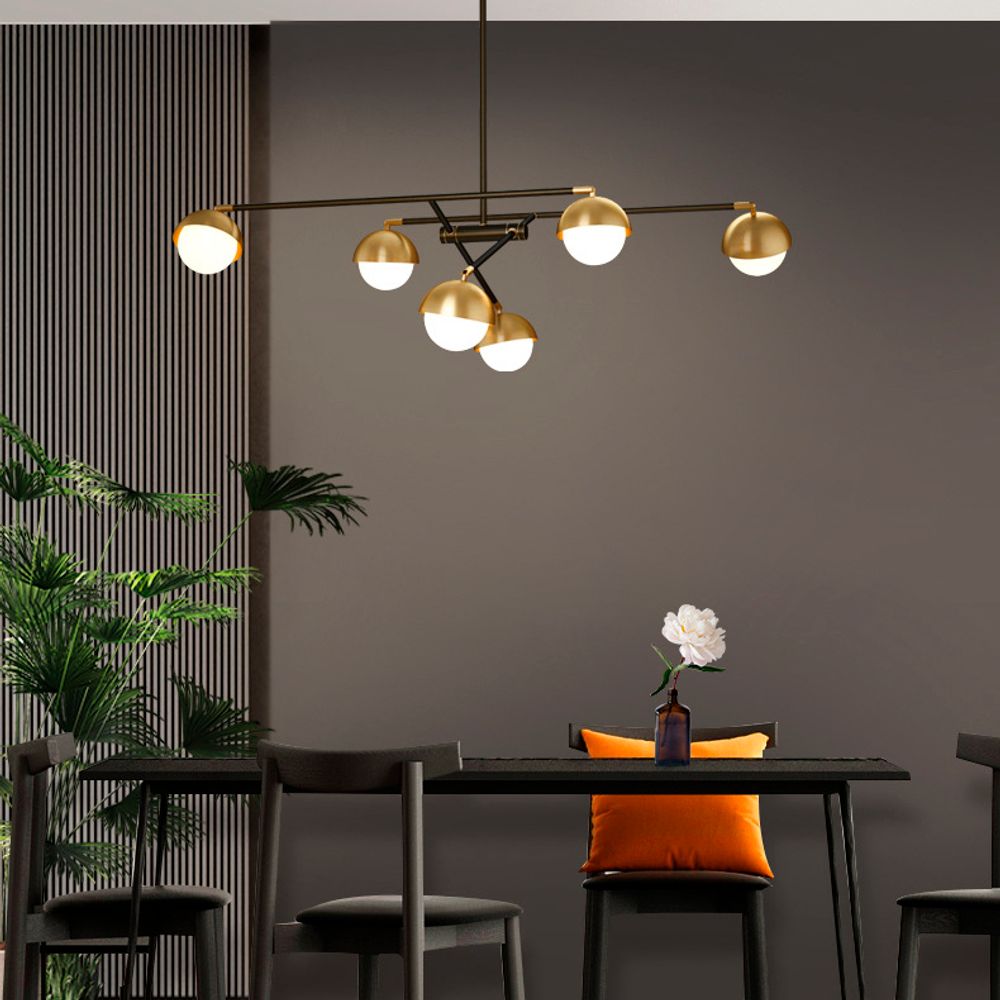 Люстра На Штанге Kendall L10 Black Gold By Imperiumloft