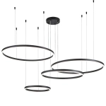 Подвесная люстра Indigo GALASS 14001/4P Black V000034L