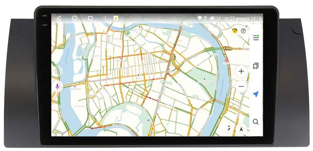 Магнитола для BMW X5 (E53) 2000-2007, 5 (E39) 1996-2003 - Vaycar VA07-0707-2K на Android 13, 8-ядер, 2K QLED, ТОП процессор, CarPlay, 4G SIM-слот