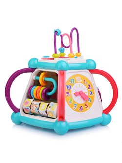 Бизиборд Кубик развивающая игрушка для детей (668-32)