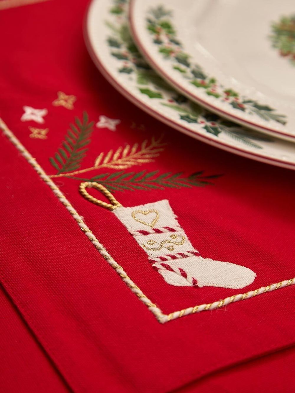 Салфетка под приборы Winter wishes из коллекции New Year Essential, 33х48 см