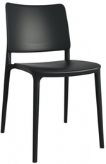 Стул пластиковый Papatya Joy-S, черный