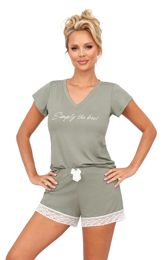 Simply 1/2 pyjamas Olive