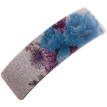 Заколка автомат «Women's style - Элла», 9,5*2,5см, микс 6 цветов