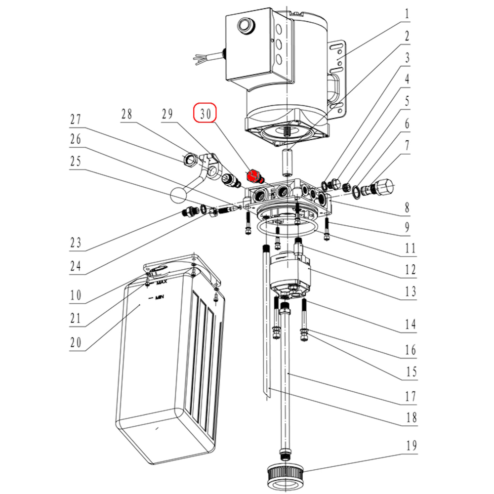 Обратный клапан T4, T4H, T4B, V2-4L, V2-4LH, V2-4LB