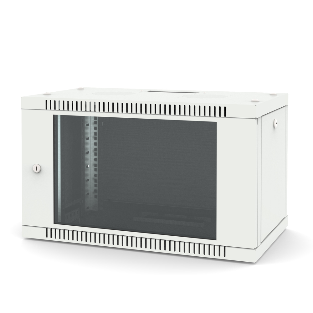 Шкаф настенный 19", 6U Filum FL-WB-0663GM-GY