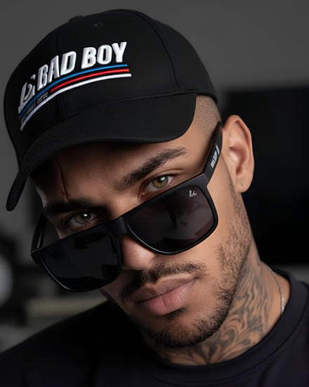 Очки Bad Boy солнцезащитные поляризованные черные с чехлом