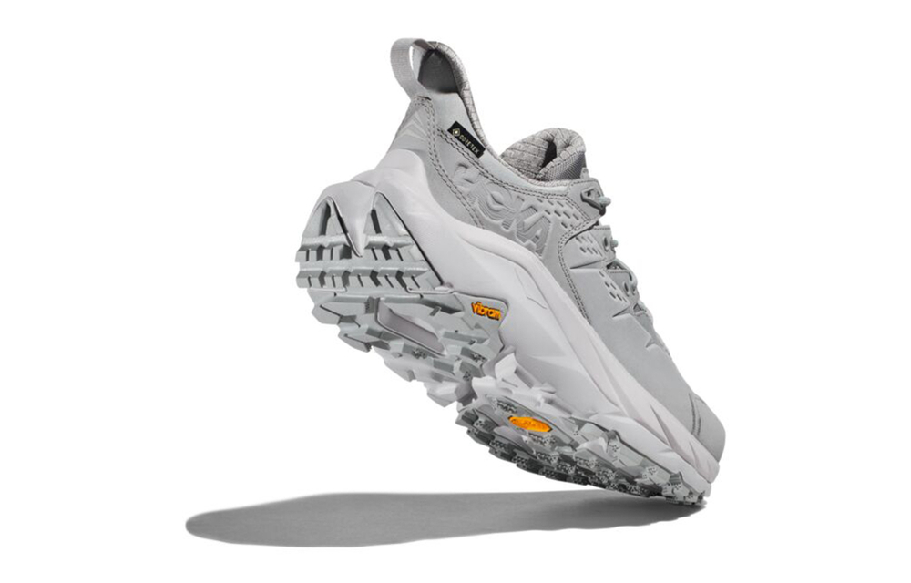 HOKA ONE ONE Kaha 2 leather low GTX non-slip wear-resistant low-cut outdoor functional shoes for men and women the same style fog gray