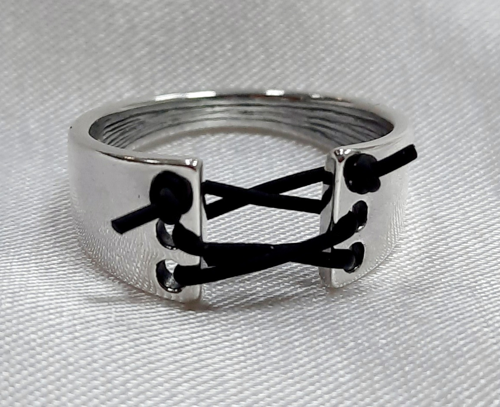 "Корсет" кольцо в серебряном покрытии из коллекции "Ералаш" от Jenavi