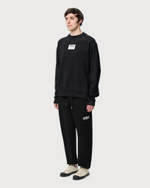 COMME DES FUCKDOWN БРЮКИ ЧЕРНЫЕ С ЛОГОТИПОМ БРЕНДА