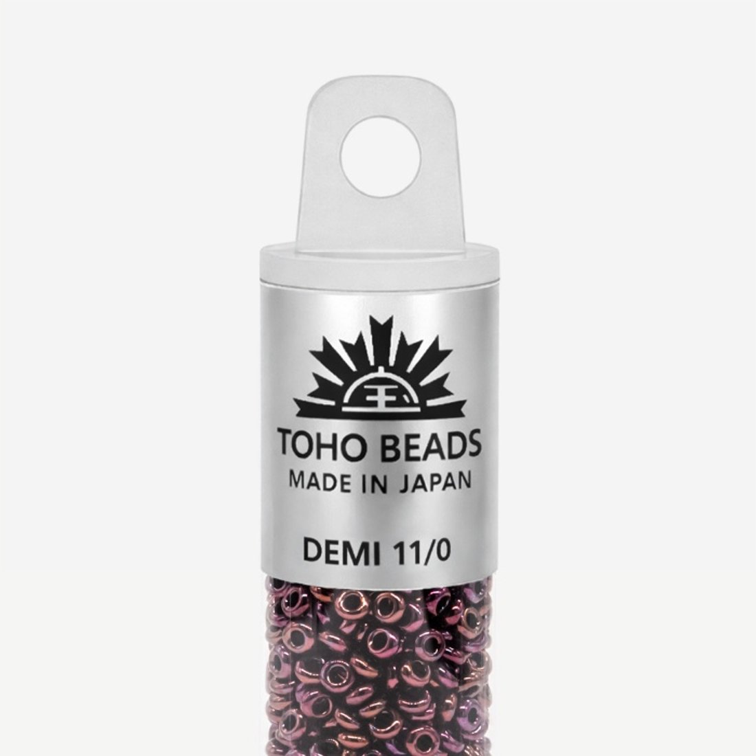 Японский бисер TOHO Demi 11/0 (№502), металлизированный, непрозрачный глянцевый