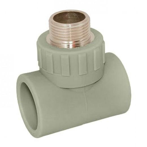 Тройник 25-3/4 н/р ПП Vostok (серый)