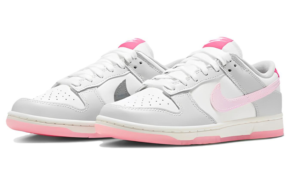Кроссовки Nike Dunk Low 520 "Summit White Pink Foam" (Женская размерная сетка)