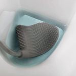 Ершик для унитаза flex lite, бело-серый