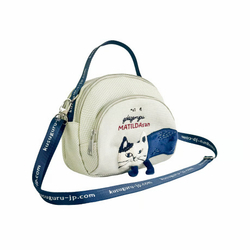 Мини-сумка пошет (pochette), с ремнем, MATILDASan, светлая, 25-8811-1, KUSUGURU