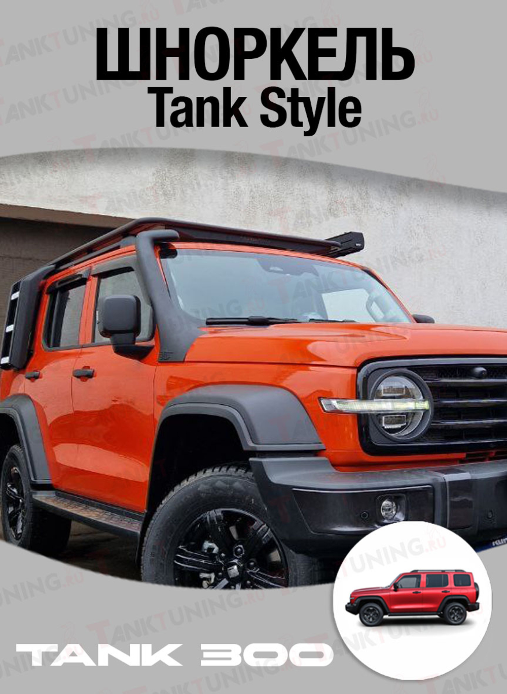 Шноркель Tank style для Tank 300