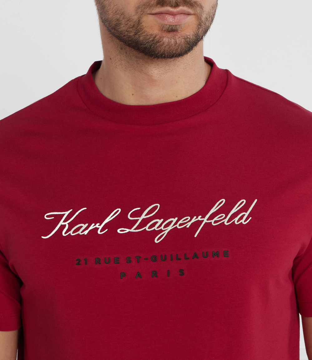 Футболка Karl Lagerfeld - бордовый(755422 534221)