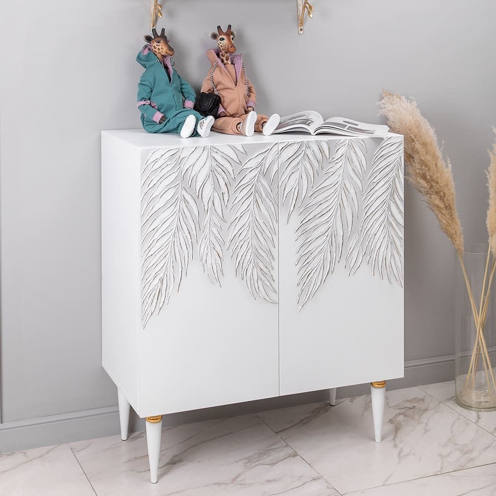 Комод Тропик Классик с 2 полками Айс Голд