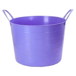Таз-корзина мягкая 17л Сиреневый 0,245,33х0,33м