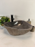 Раковина из речного камня RS-65616 46*42*15 0857