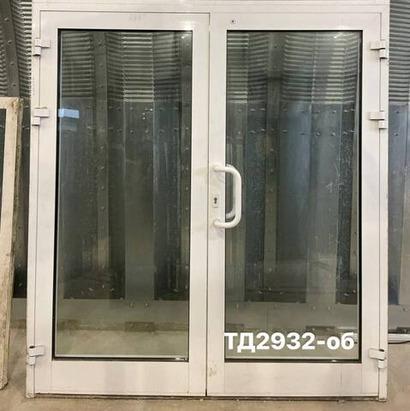 Дверь Алюминиевая Б/У 215(в) х 193(ш) Входная