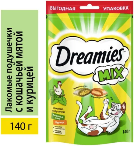 Dreamies 140г.*12 Курица и Мята