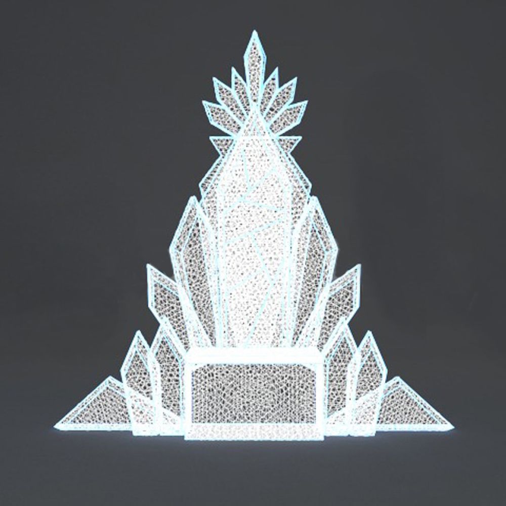 Светодиодная конструкция "Ледяной трон"