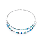 Колье-трансформер 4-in-1 Coeur de Lion Turquoise 4715/10-0600