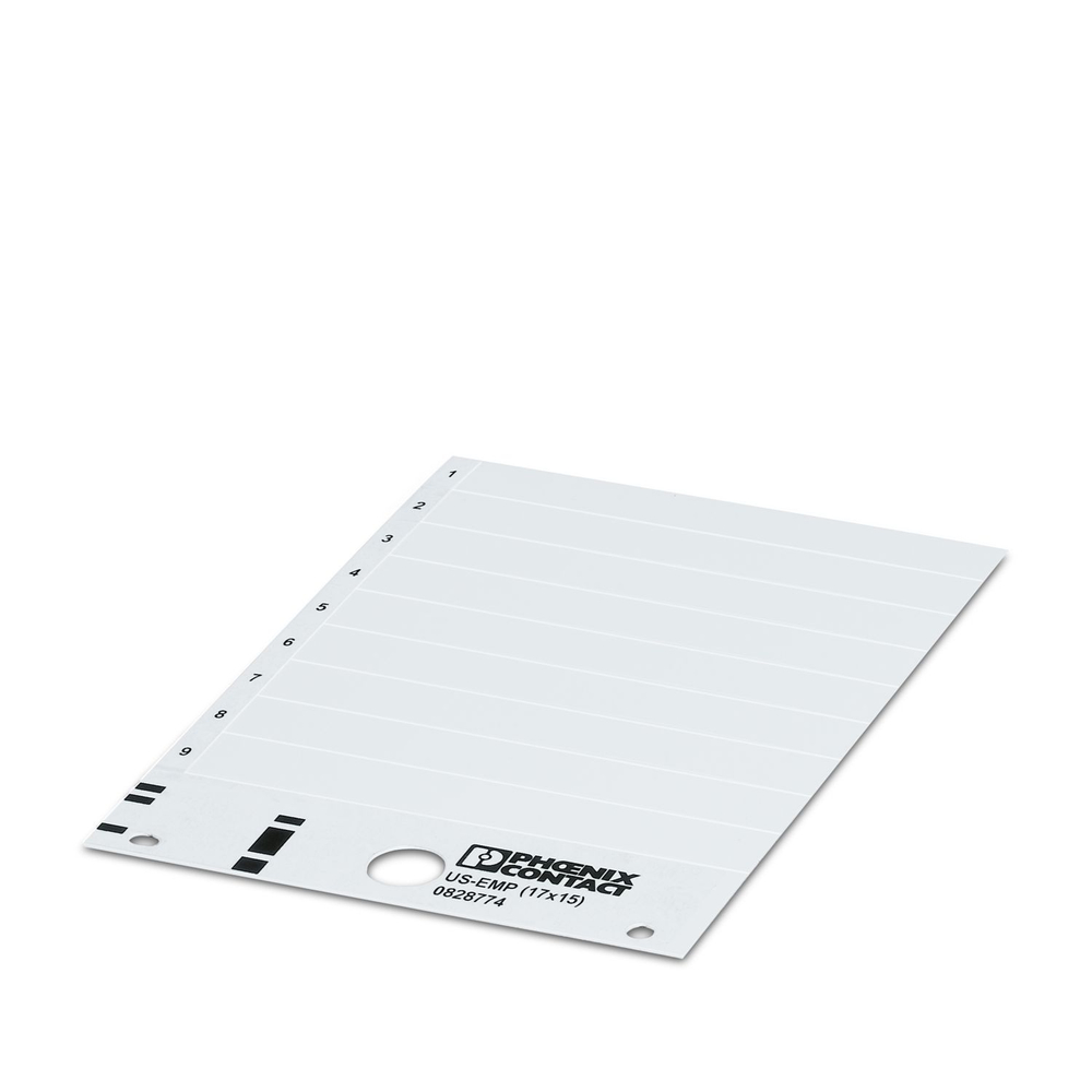 0830025 - US-EMP (17X15) CUS - Фиксируемые таблички