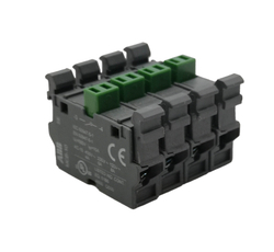 4шт Блок контактов ABB MCB 10 зелёный  1SFA611610R1001