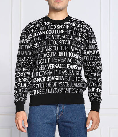 свитер Versace Jeans Couture - черный(73GAFM13CM02A)