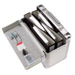 Алюминиевый пилот-кейс на резиновых колёсиках OFFICE