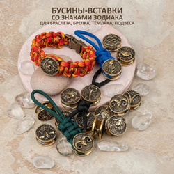 В АССОРТИМЕНТЕ Бусины-вставки «Зодиакальный круг»