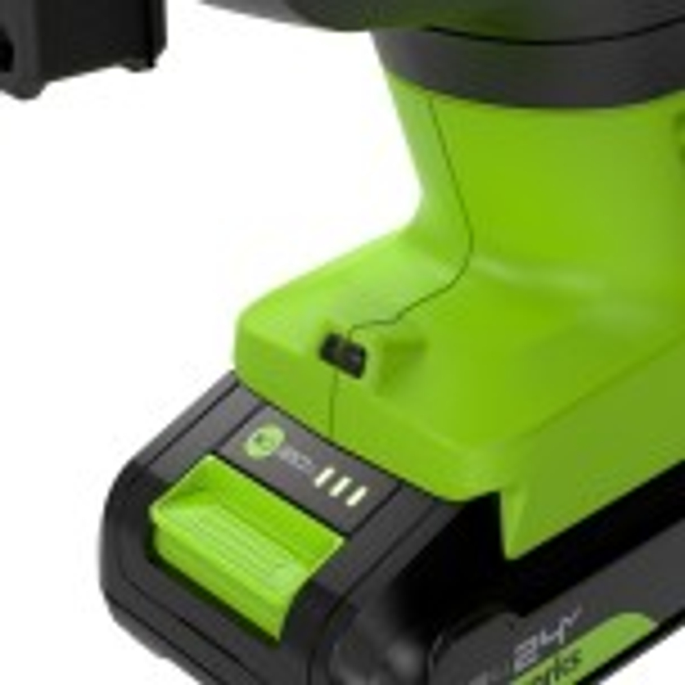 Перфоратор аккумуляторный GREENWORKS GD24SDS2 24V, АКБ 2Ач и ЗУ  3803007CUA