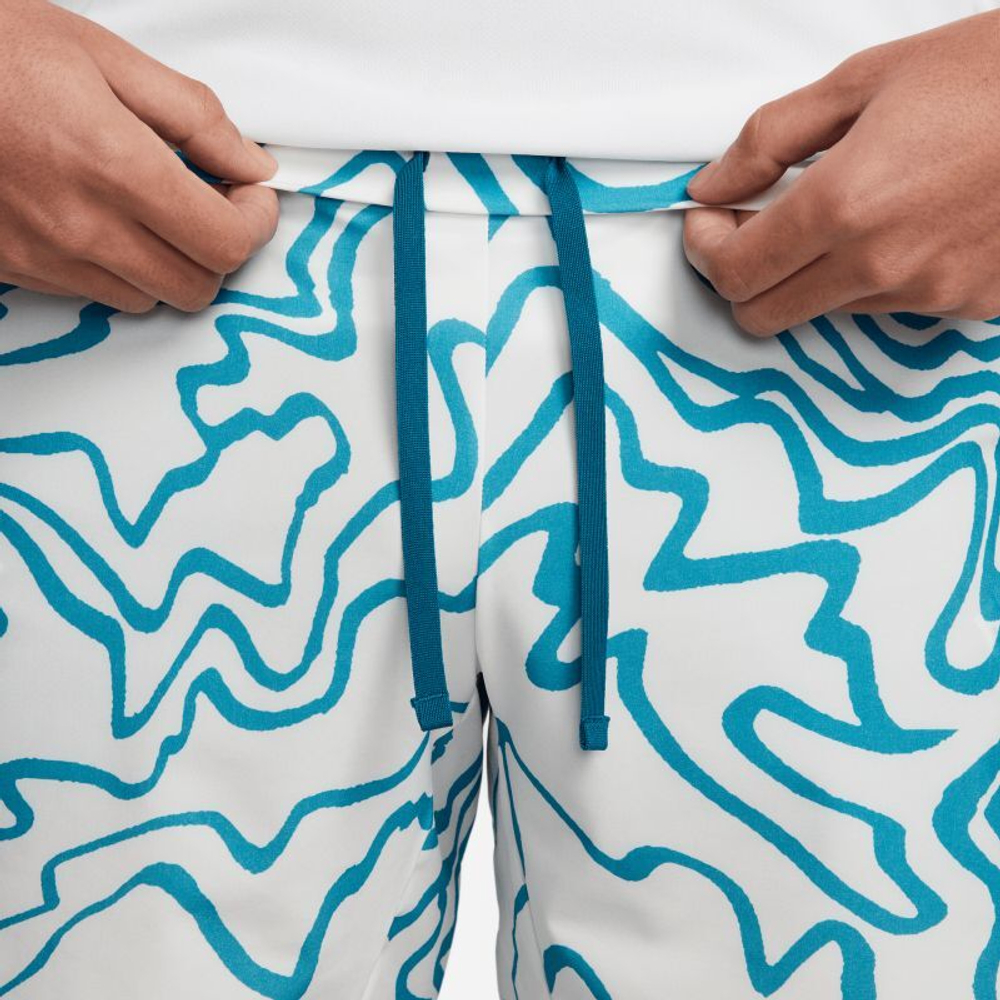 Мужские шорты теннисные Nike Court Dri-Fit Slam Short - green abyss/black