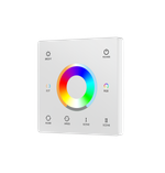 Настенный пульт дистанционного управления RGB+CCT,  1 канал,  зона охвата 30 метров,  цвет белый
