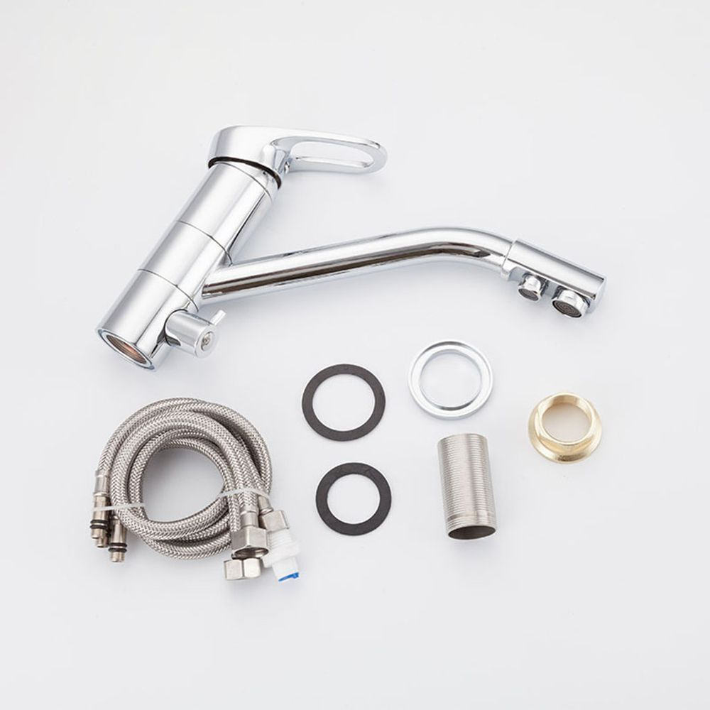 Смеситель для кухни, Frap, с картриджем, подкл к фильтр, хром, F4304