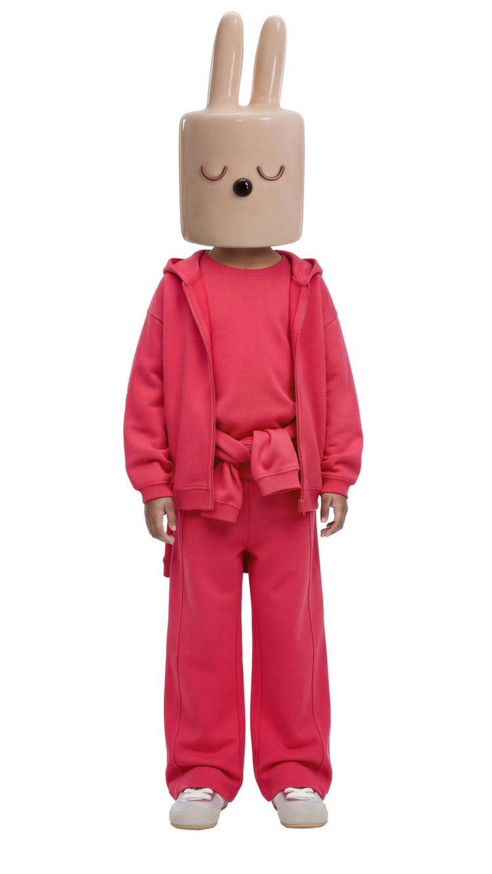 ZARA ТОЛСТОВКА НА МОЛНИИ С РЕЛЬЕФНЫМ ТЕКСТОМ И ЭФФЕКТОМ INTERLOCK, КЛУБНИЧНЫЙ