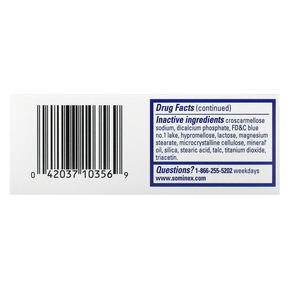 Sominex, Ночное средство для сна, оригинальная формула, 32 таблетки