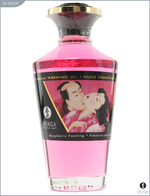 Возбуждающее разогревающее съедобное масло "Интимный поцелуй" (малина) 100 мл. (Цвет: прозрачный)