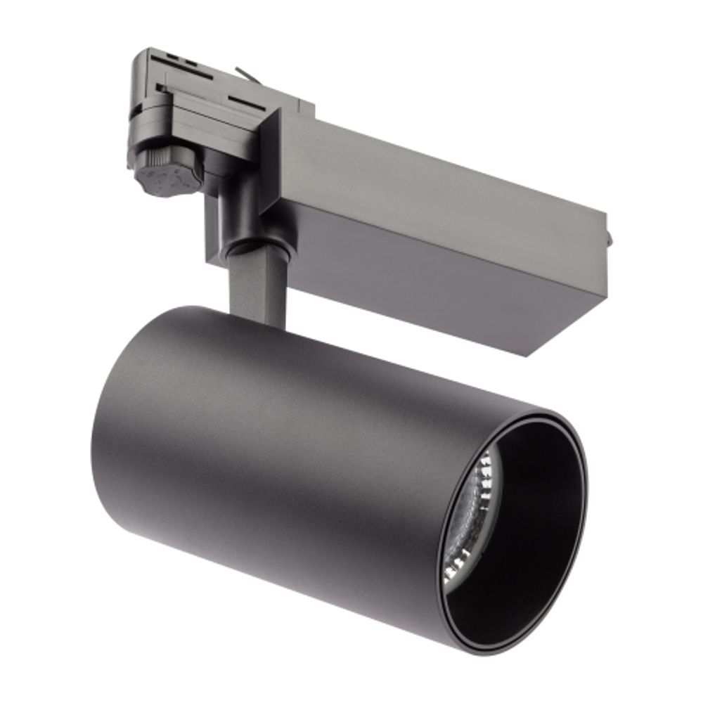 Трековый светильник трехфазный ЭРА SТR-30-36-40K-B40 светодиодный 40Вт 4000K черный | Трехфазные трековые светильники