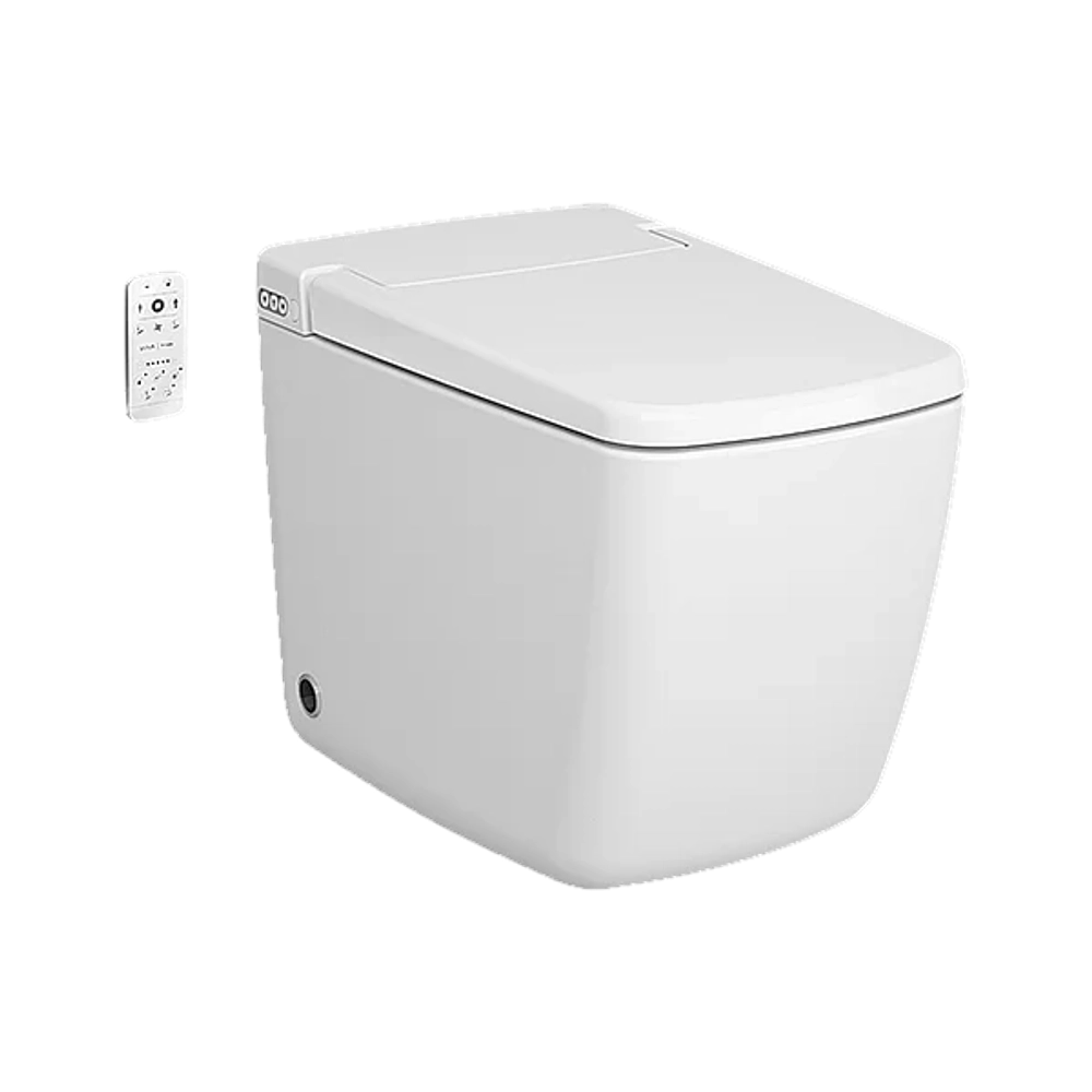 Унитаз Vitra V-CARE 7232B403-6217 безободковый, с крышкой микролифт, белый