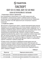 Источник бесперебойного питания ББП-50 V.8 MAX