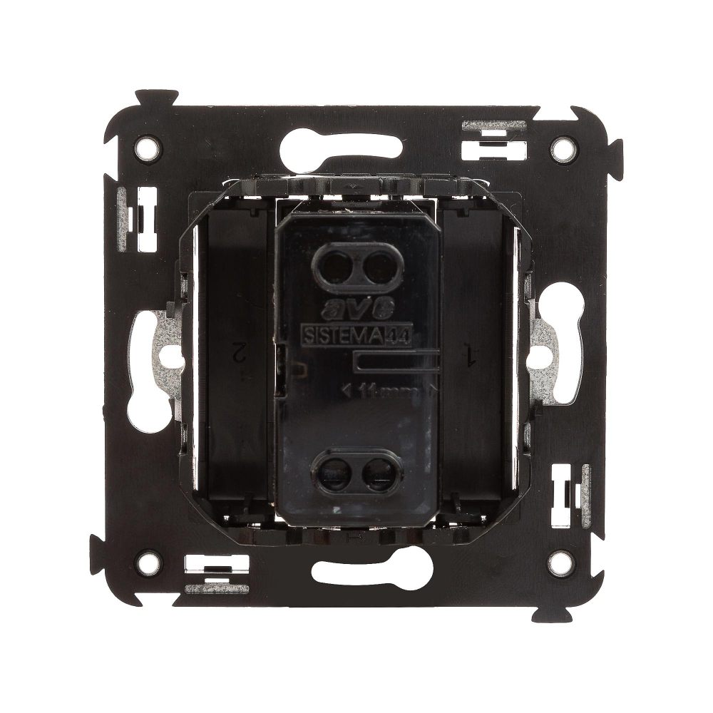 Звонок в стену, "Avanti", "Черный матовый"