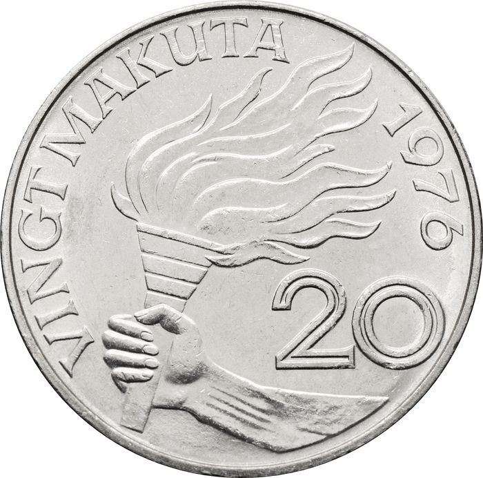 20 макут 1976 Заир